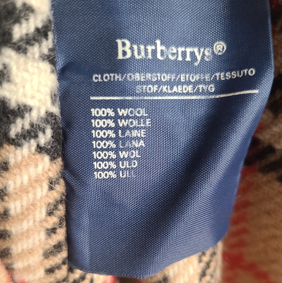 Vintage Classic Blueberry Trench TAILORED SLEEVES - Picture 8 of 8